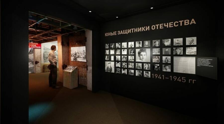 Проект экспозиции музея Юных защитников Родины