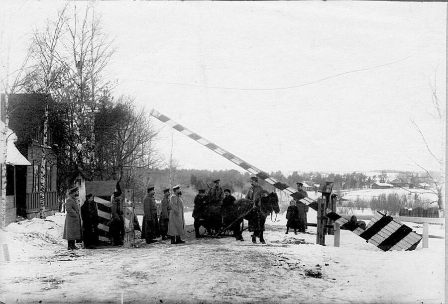 Таможенный пропускной пункт 1913 год