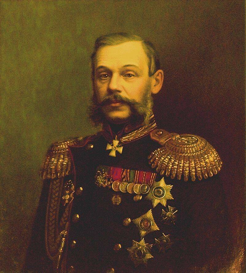 Милютин Дмитрий Алексеевич. Генерал-адъютант. Военный министр (1861-1881). Картина неизвестного художника второй половины XIX в.